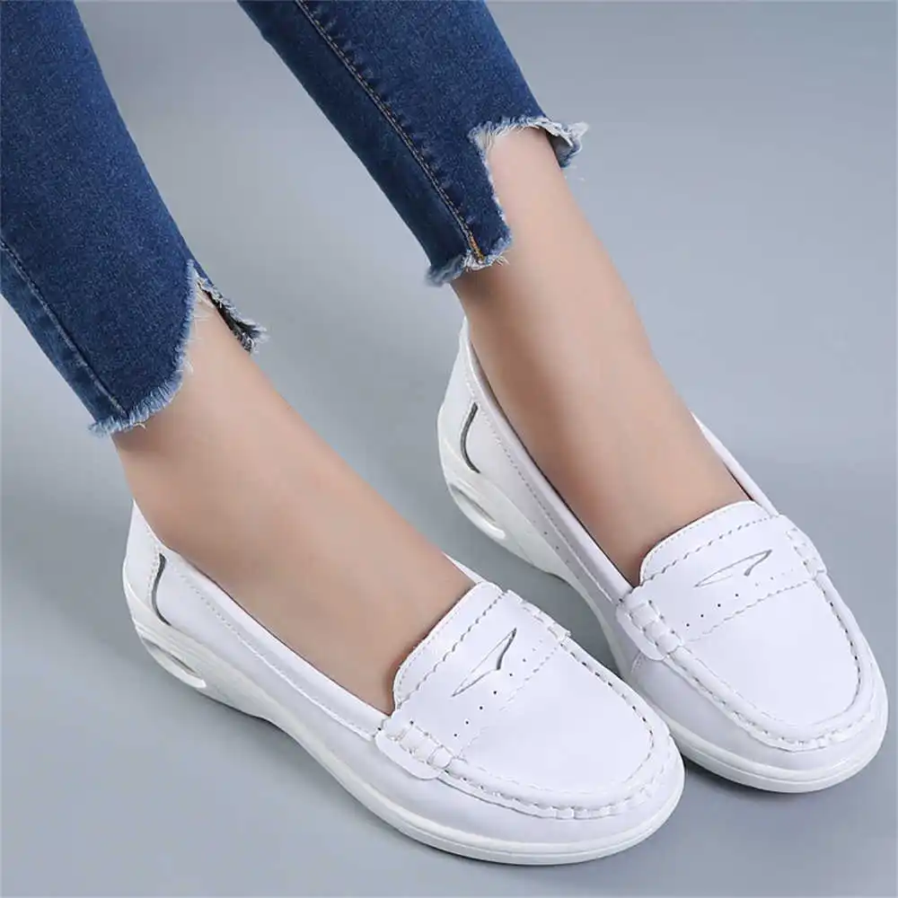 Information Technology Officer - Thick Sole Slipon White Trainers For