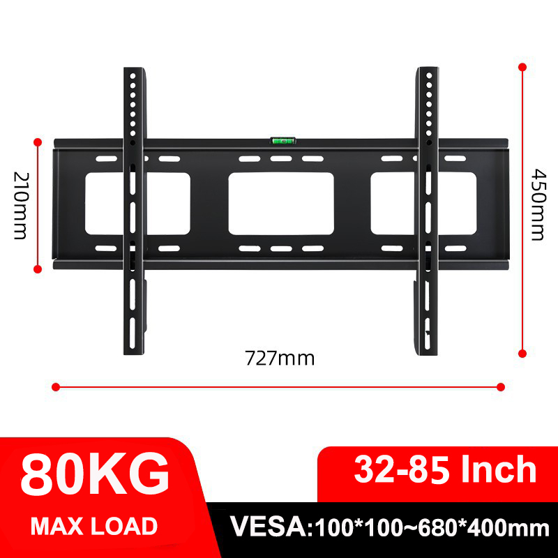 Flat Panel Mount Tilt - Universal 80KG TV Wall Mount Bracket