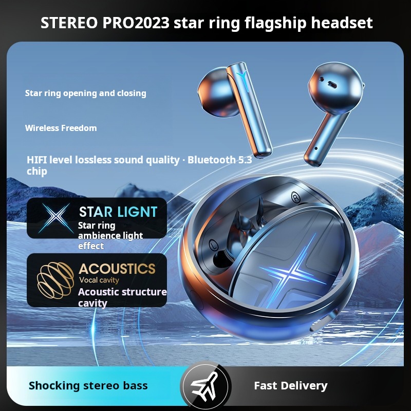Office Tech Bag - Wireless Bluetooth Earphones High-Tech AI Advanced