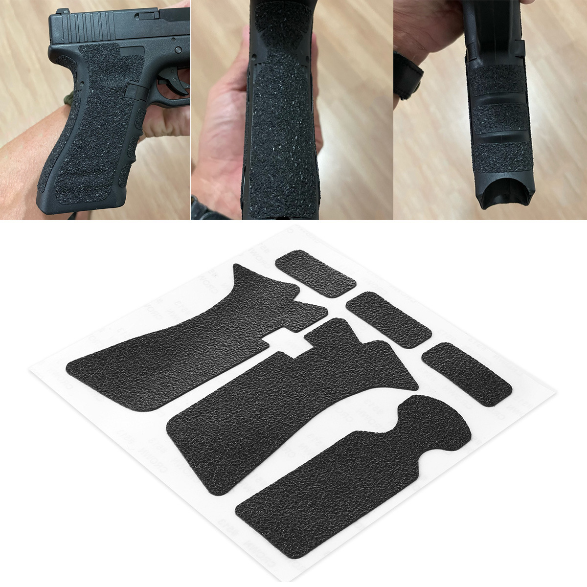 Tape Gun Dispenser - Non-Slip Rubber Grip Wrap Tape Stickers,
