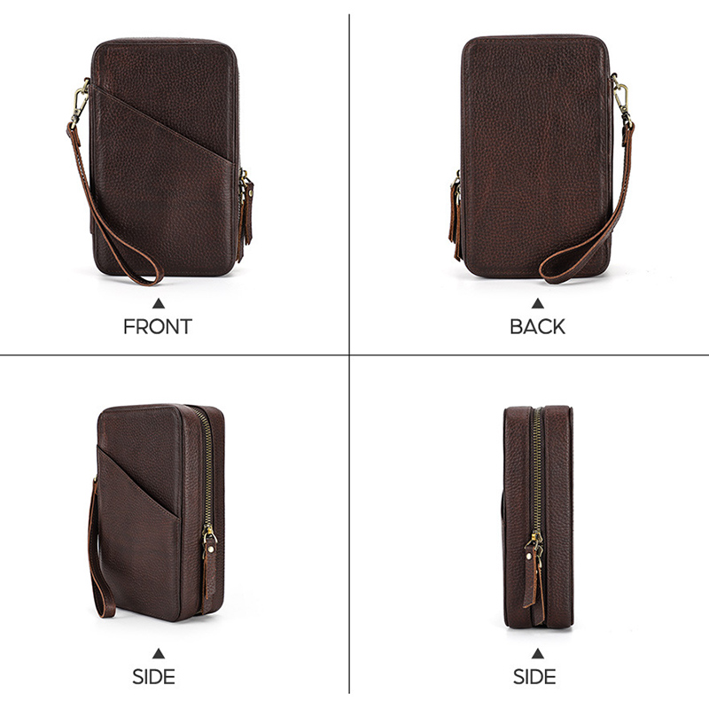 Vintage Brown Genuine Cowhide  - огляд і ціна Office Tech Bag