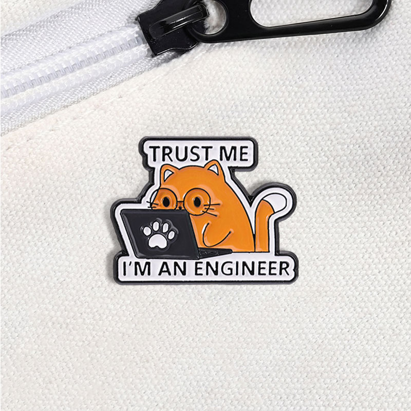Engineer Cat Lapel Pin Trust M - огляд і ціна Office Tech Software