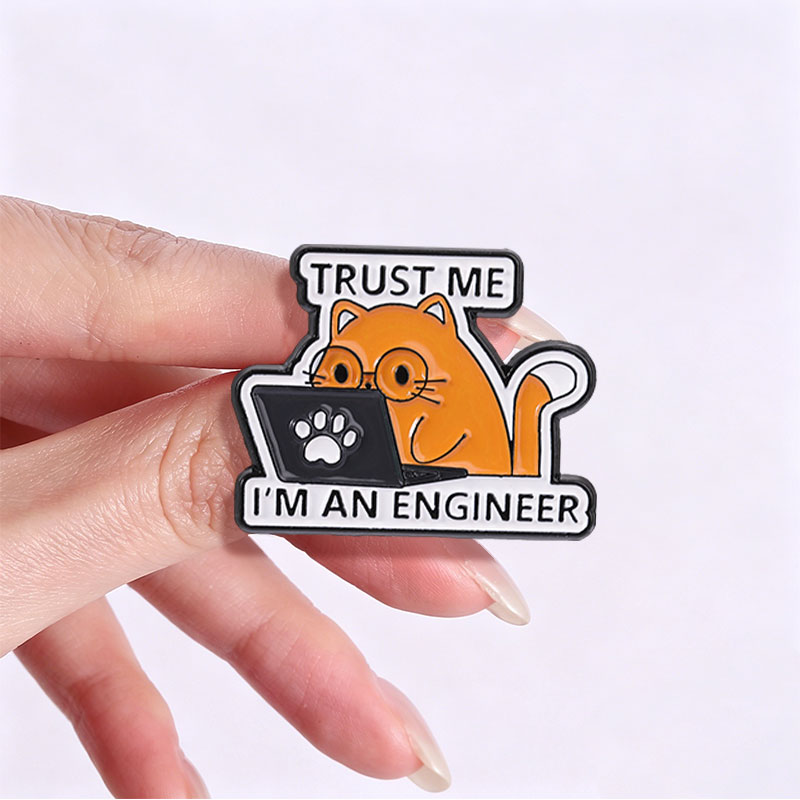 Engineer Cat Lapel Pin Trust M - огляд і ціна Office Tech Software