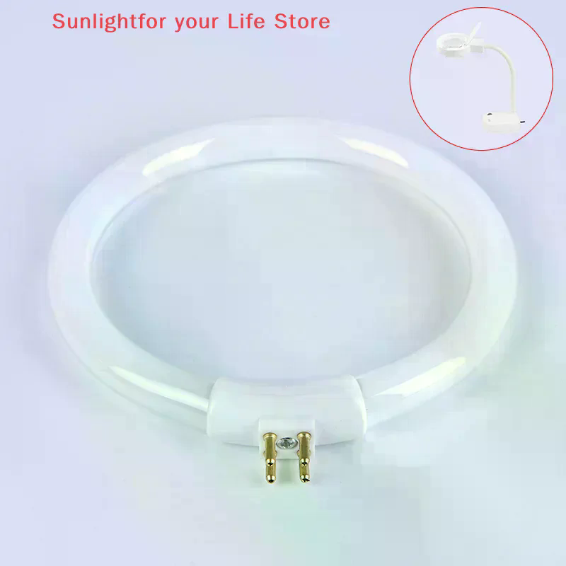 1pcs White Small Desk Round La - огляд і ціна Ring Light Desk Small
