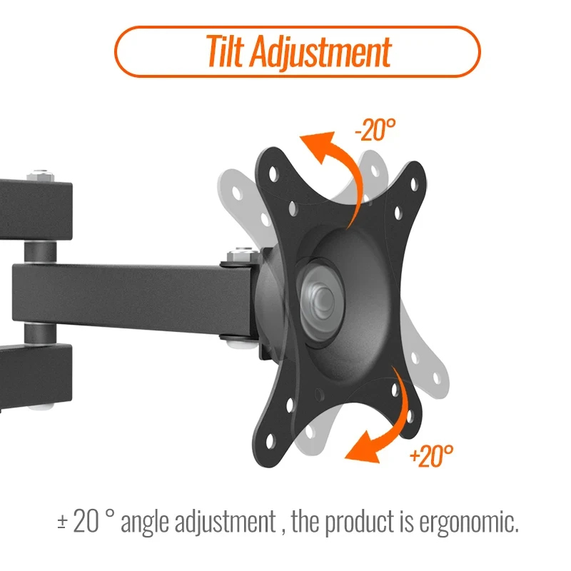 10-27 Inch Universal TV Wall M - огляд і ціна Flat Panel Mount Tilt