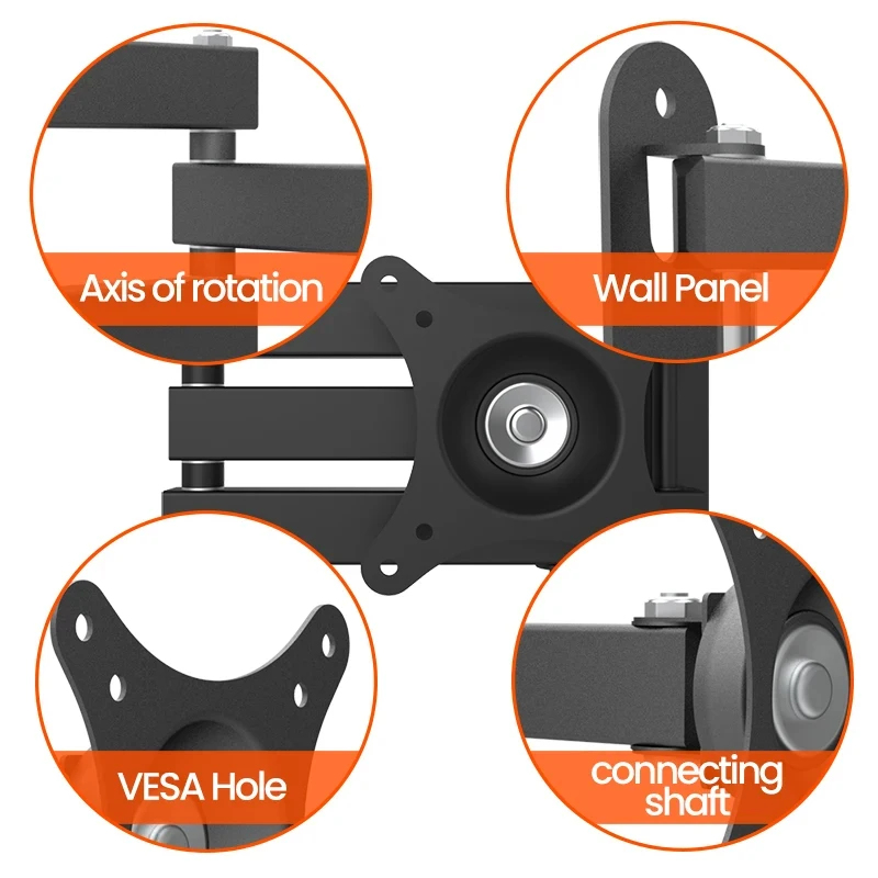 10-27 Inch Universal TV Wall M - огляд і ціна Flat Panel Mount Tilt