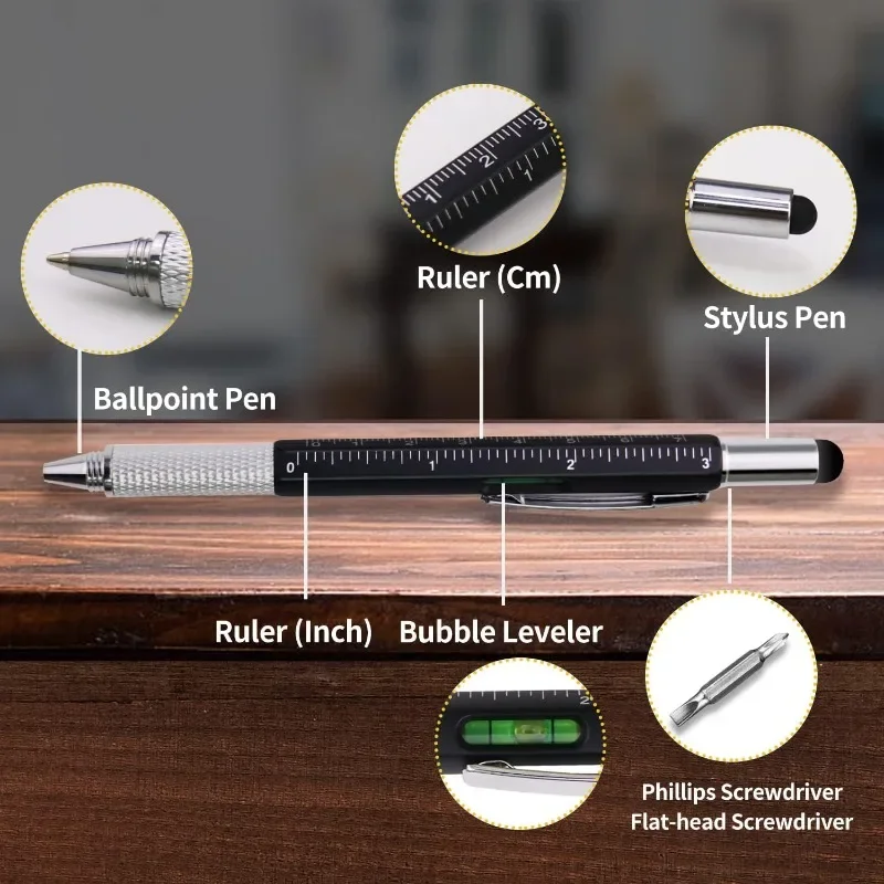 3 Pens/Pack Multitool Pen 7 in - огляд і ціна Office Tech And Gadgets