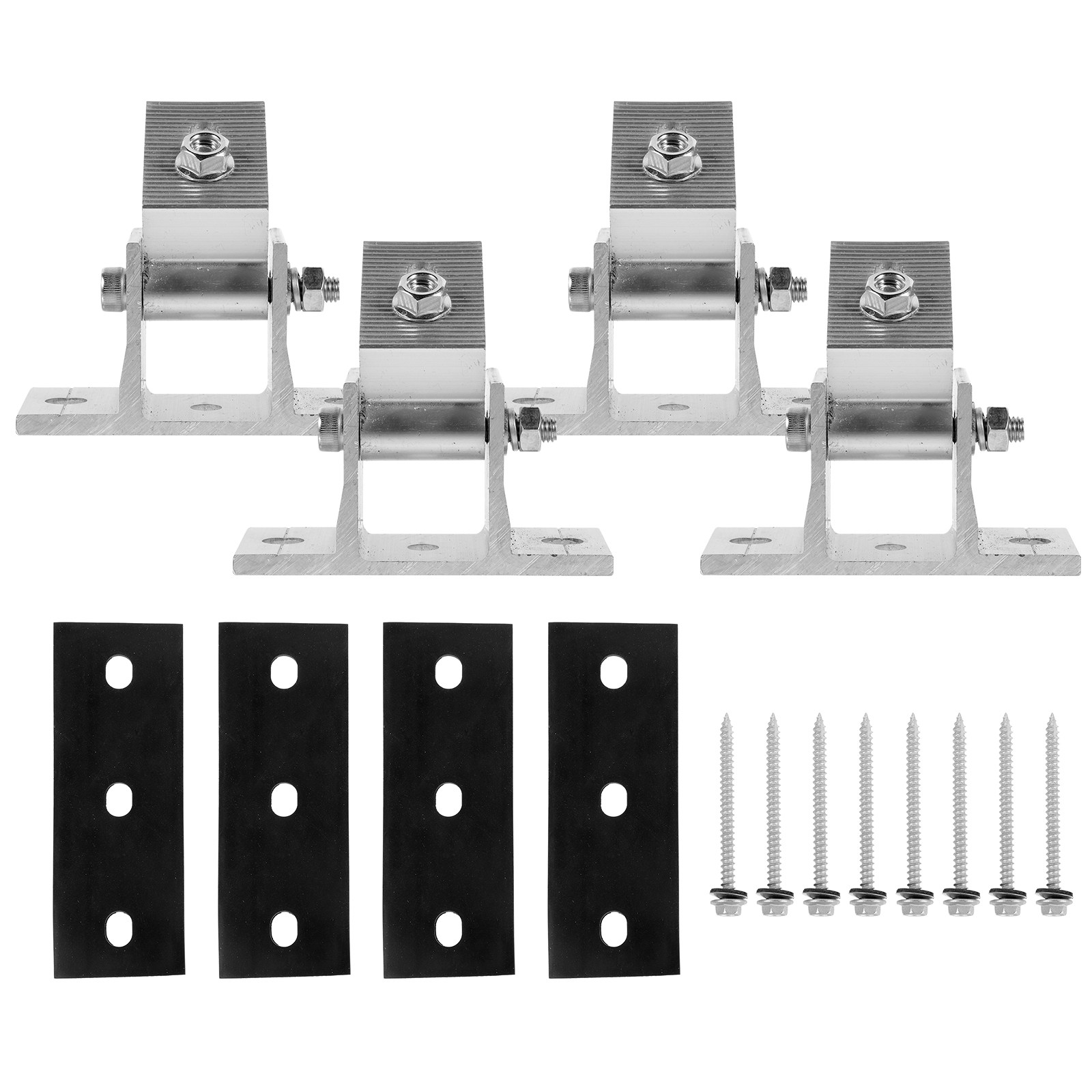 4Pcs Aluminum Alloy Solar Pane - огляд і ціна Flat Panel Mount Tilt