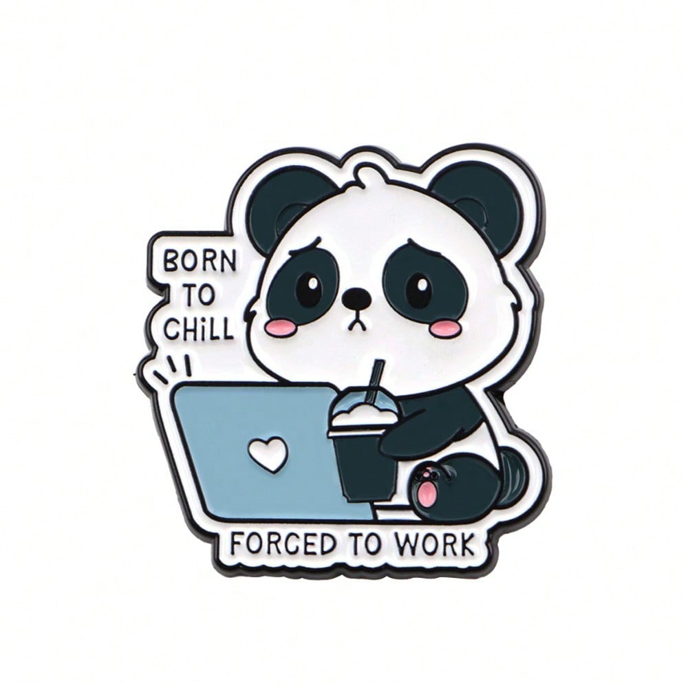 Fun Panda & Laptop Enamel Badg - огляд і ціна Office Tech Bag