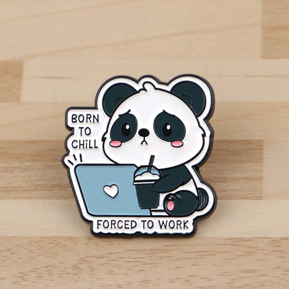 Fun Panda & Laptop Enamel Badg - огляд і ціна Office Tech Bag
