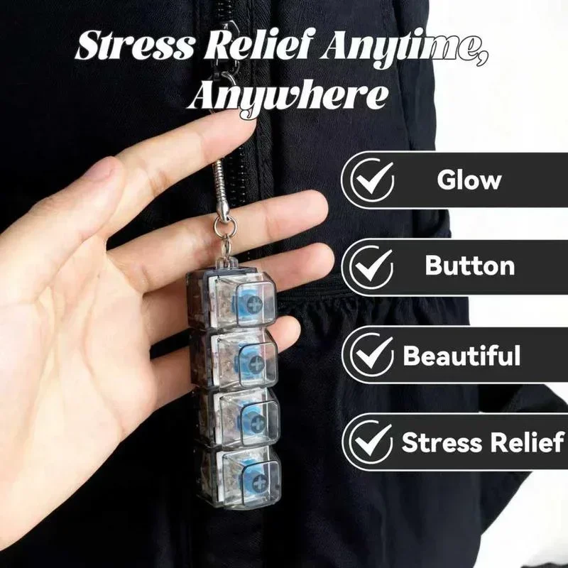1/2pcs LED Keyboard Keycap Str - огляд і ціна Office Tech And Gadgets