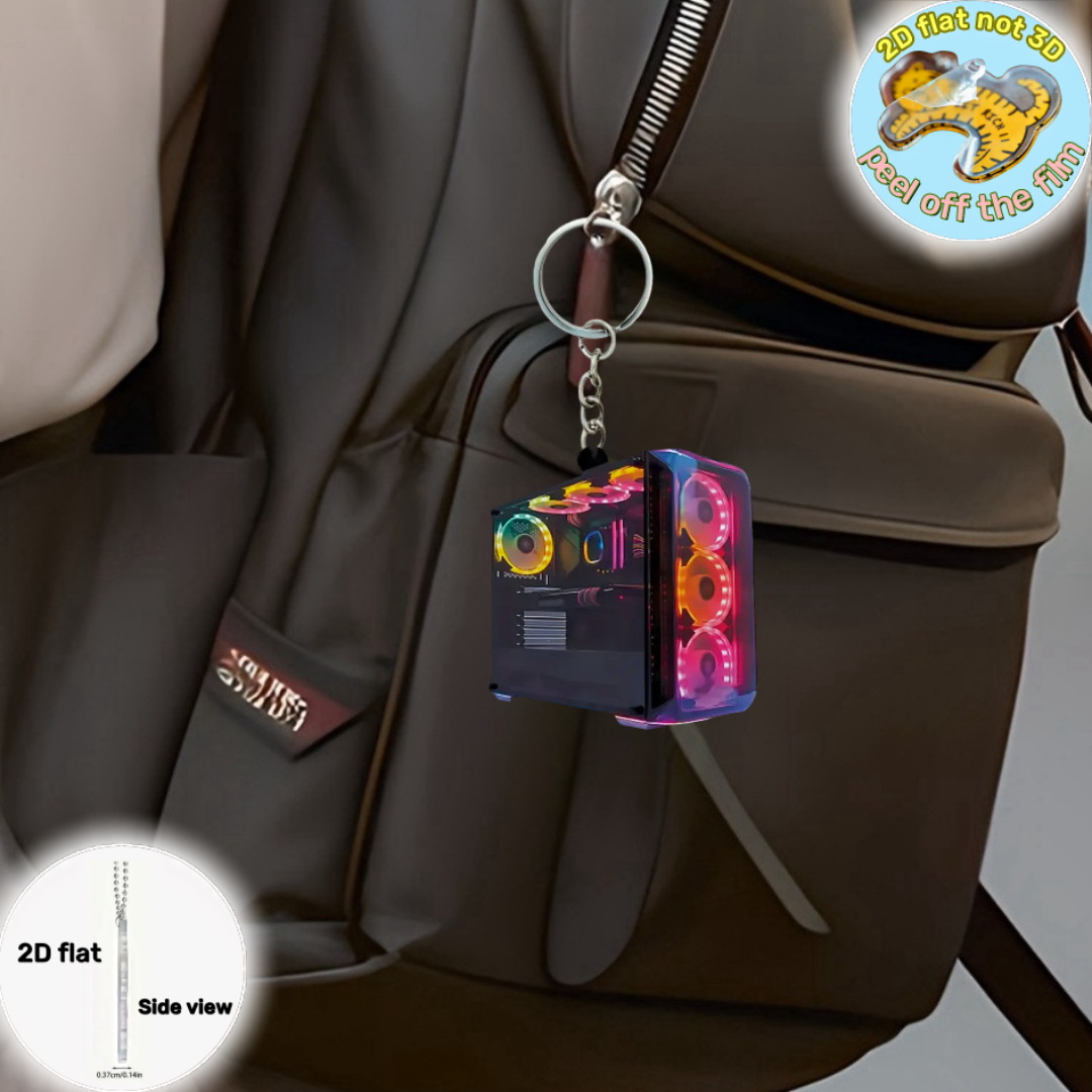 RGB Computer Host Keychain,2D  - огляд і ціна Office Tech Bag