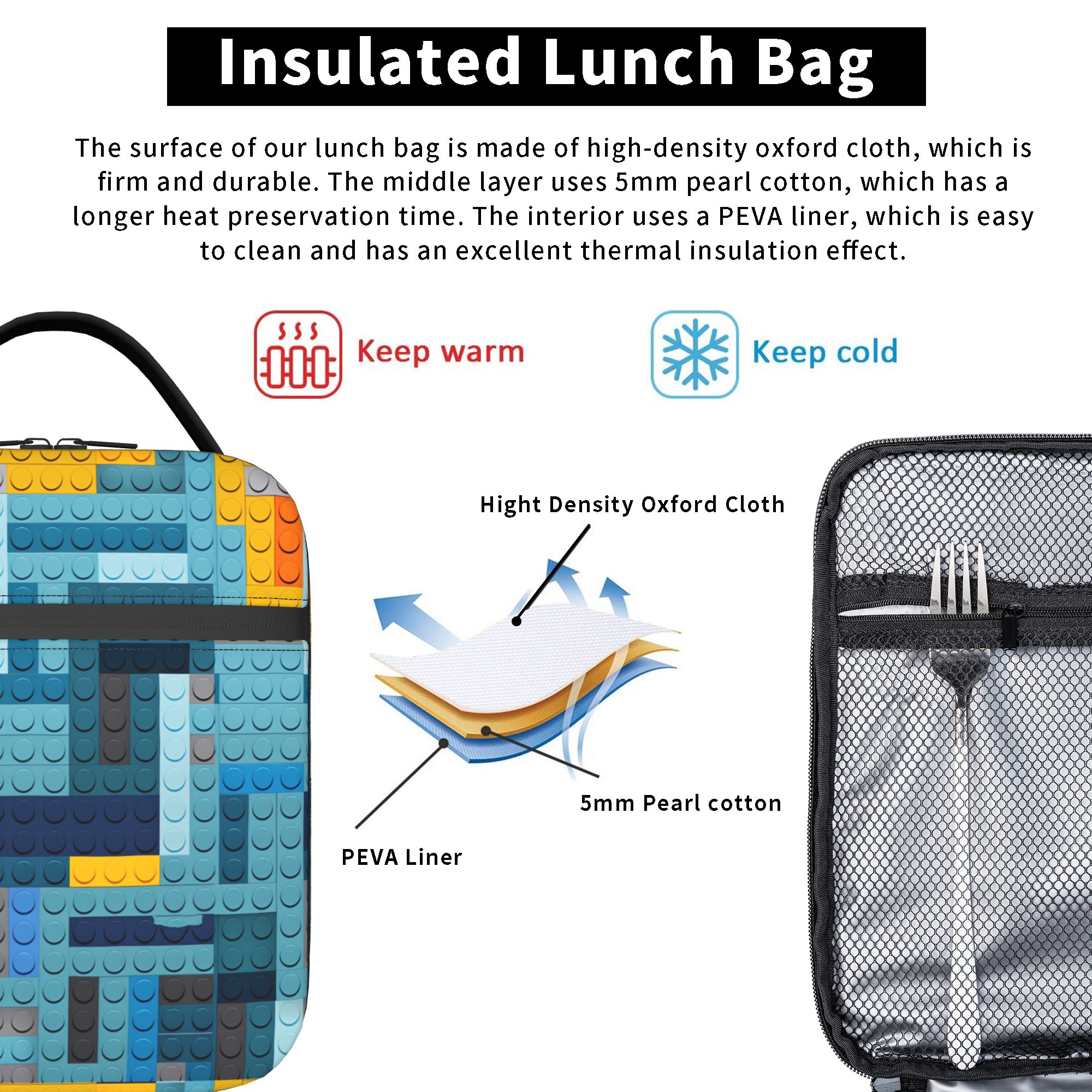 Blue Tech Pixel Building Block - огляд і ціна Office Tech Bag