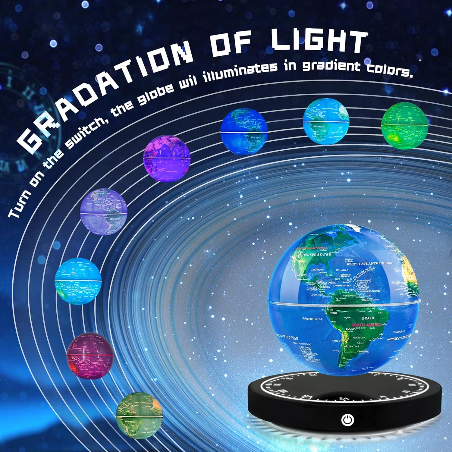 Magnetic Levitating Globe with - огляд і ціна Office Tech And Gadgets
