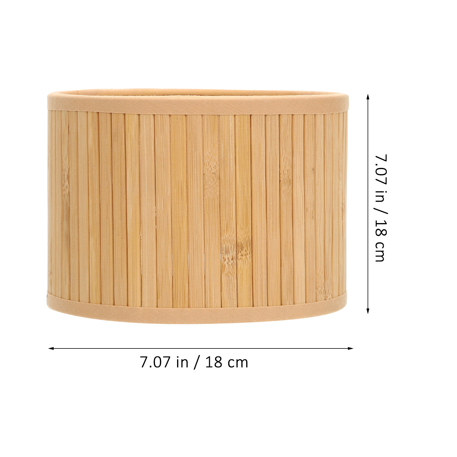 Small Bamboo Lampshade Retro S - огляд і ціна Ring Light Desk Small