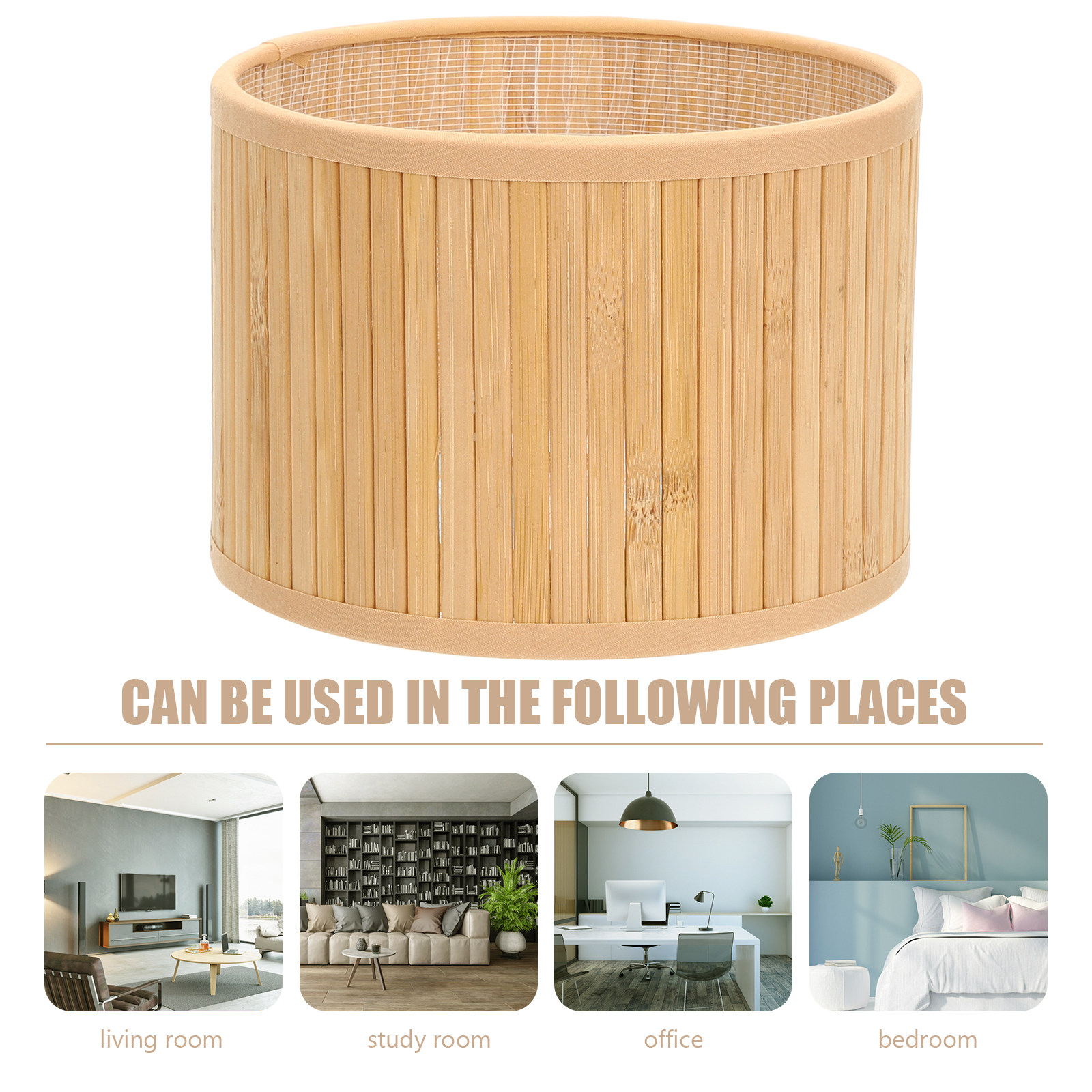 Bamboo Lampshade Small Retro S - огляд і ціна Ring Light Desk Small
