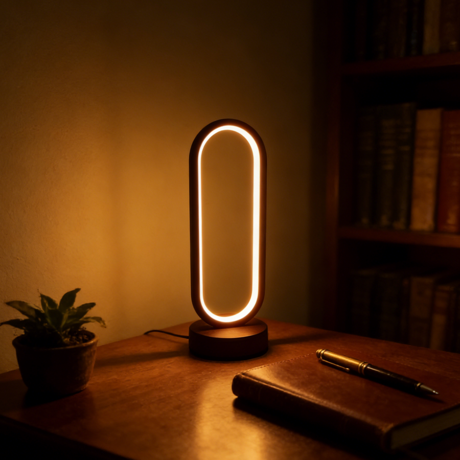 1Pcs Table lamp Bedroom Ring T - огляд і ціна Ring Light Desk Small