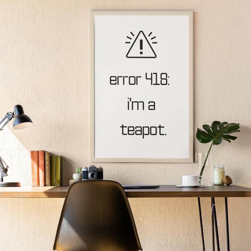 Funny Programmer Poster Error  - огляд і ціна Office Tech Software